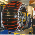 Le LPC Caen, La montée en puissance (1980-2000). Le multidétecteur TONNERRE utilisé pour mesurer les émissions retardées de neutrons émis dans la décroissance de noyaux riches en neutrons. (Collaboration avec IFIN Bucharest).