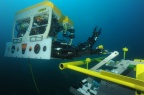 Connexion sous-marine par le robot téléopéré de la Comex/SAAS