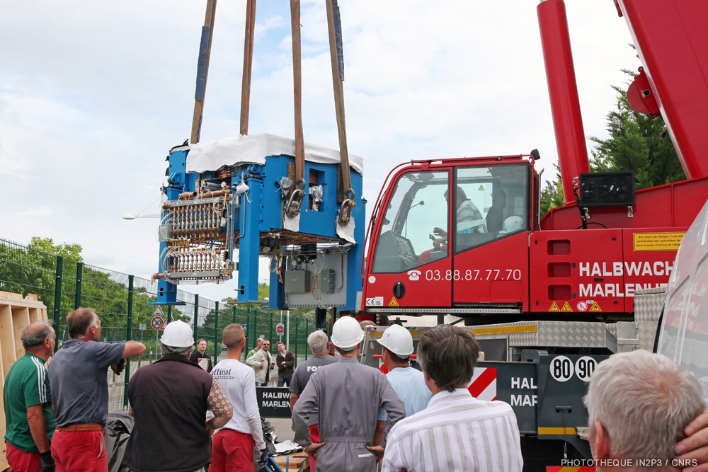Déchargement du cyclotron Cyrcé