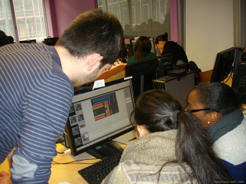 Masterclass du Cern, en 2013, au LPNHE