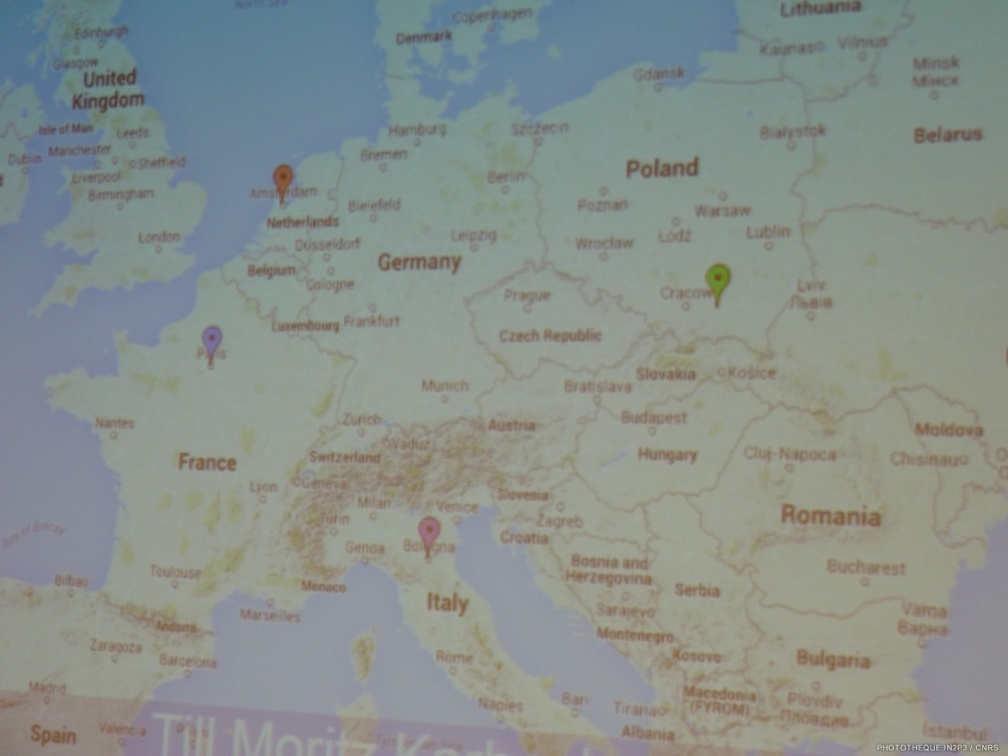 Masterclass du Cern, en 2015, au LPNHE
