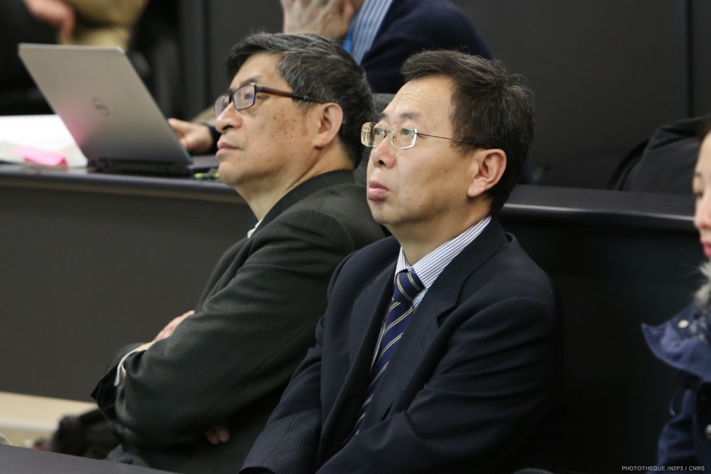 A droite, Wang Xudong, le Vice-Consul Général de la République Populaire de Chine à Strasbourg