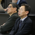 A droite, Wang Xudong, le Vice-Consul Général de la République Populaire de Chine à Strasbourg