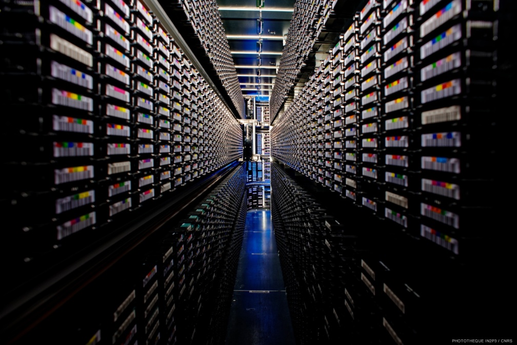 Intérieur de librairie de stockage à bandes magnétiques