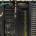 Vue des serveurs de la salle informatique mutualisée Virtual Data (CSNSM, IAS, IMNC, IPN, LAL, LPT) du Labex P2IO