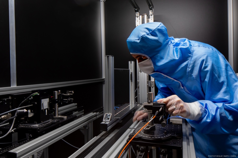 Banc d'analyse spectrale des filtres en transmission