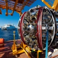 Déploiement maritime de lignes ORCA du détecteur de neutrinos KM3NeT