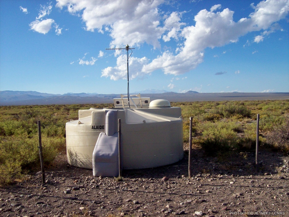 L'un des 1600 détecteurs Tcherenkov de Observatoire Pierre Auger, Argentine