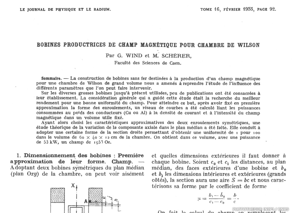 LPC Caen, la création 1947. Une des premières publications sur les émulsions photographiques.