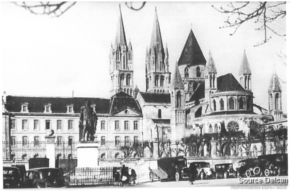 LPC Caen, la création 1947. Lycée Malherbe Caen (Actuelle Mairie)