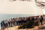 Photo de groupe du premier colloque GANIL en 1984