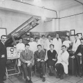 Les pionniers du LPC et leur première réalisation technique : un détecteur Cerenkov