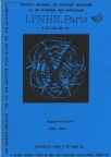 Rapport d'Activités du LPNHE 1986