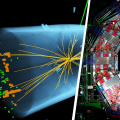 Détecteur CMS (LHC) et candidat Higgs en 2 photons (IP2I)