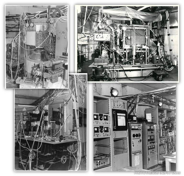 Les expériences et détecteurs des 60's