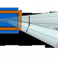 Schéma du spectromètre de masse FRACAS permettant la mesure des sections efficaces de fragmentation des particules du faisceau