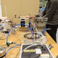 Mesure d'absorption du radon dans des matériaux microporreux dans le cadre du projet MicroRadon