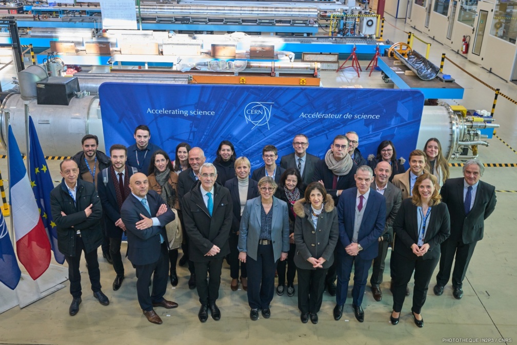 Visite au CERN de Sylvie Retailleau, Ministre de l’Enseignement supérieur et de la Recherche.