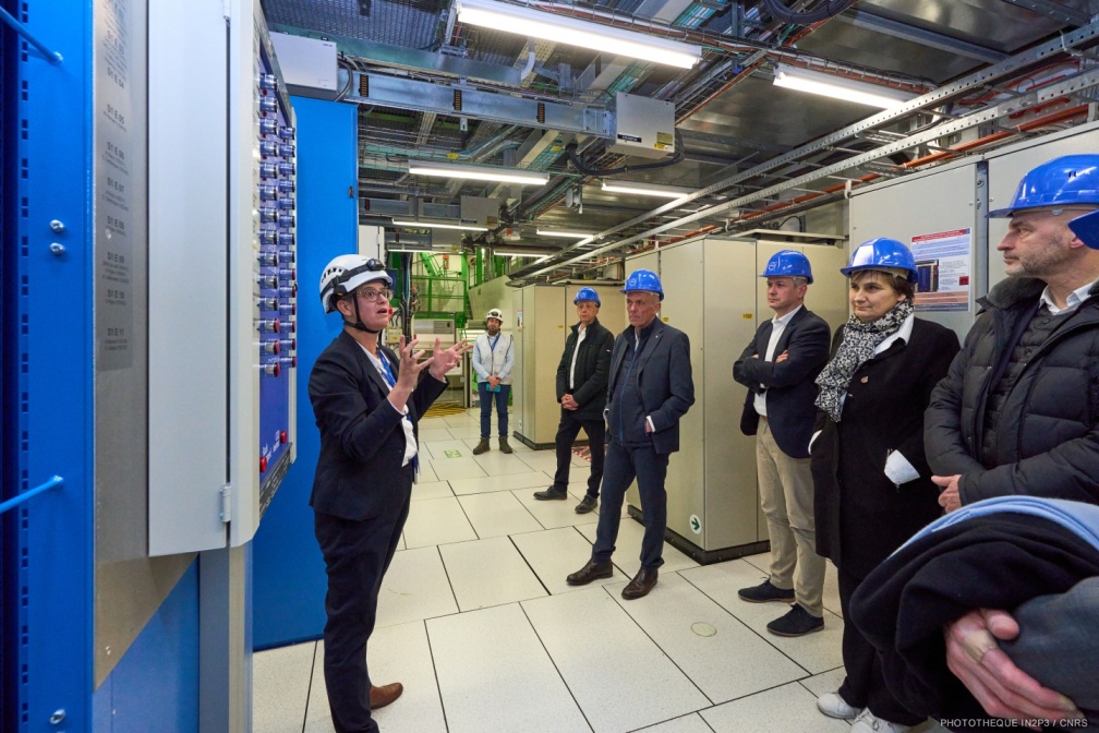 Visite d'Antoine Petit, président-directeur général du CNRS 