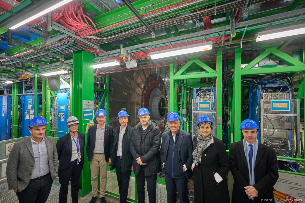 Visite d'Antoine Petit, président-directeur général du CNRS 