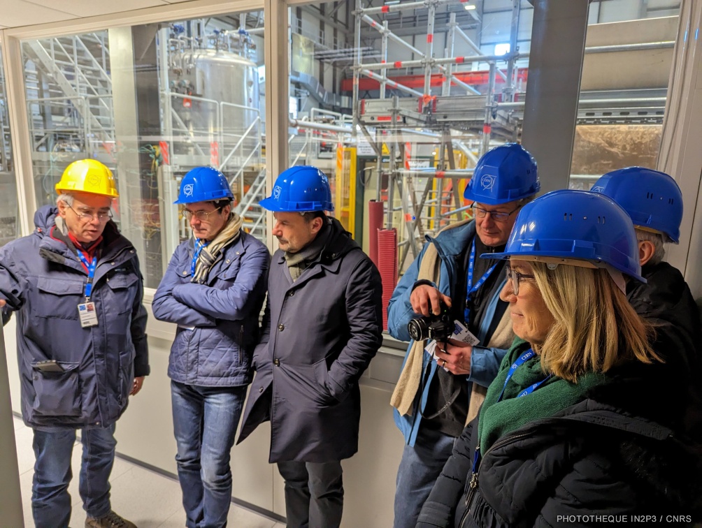 Visite au CERN de la direction technique de l'IN2P3