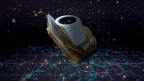 Vue d'artiste de la mission Euclid dans l'espace