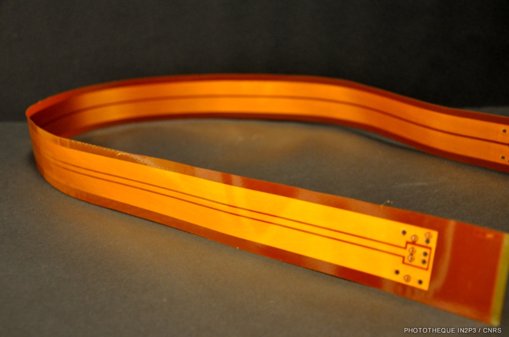 Élément en kapton du détecteur DELPHI