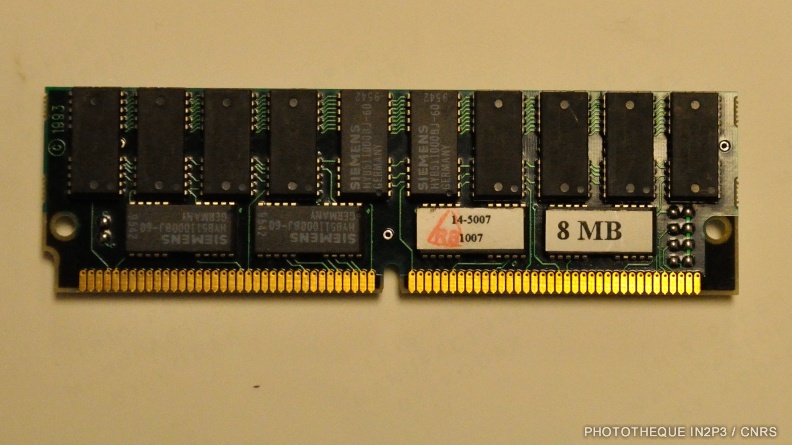 Barrette RAM de 8 Mo (1993)