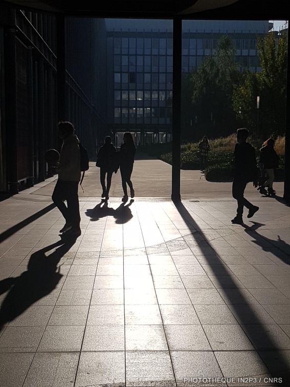 Personnes dans le campus