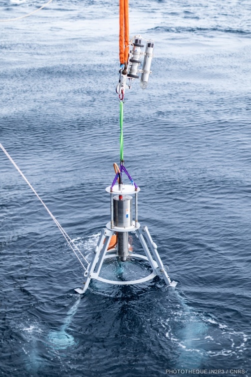 Déploiement du spectromètre gamma sur son trépied