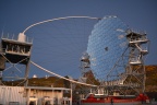 Télescope de grande taille LST-1 (CTAO) , le soir