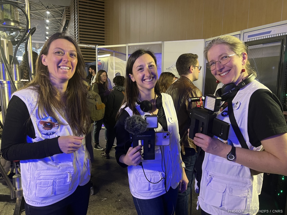 Une partie des communicantes de l'IN2P3