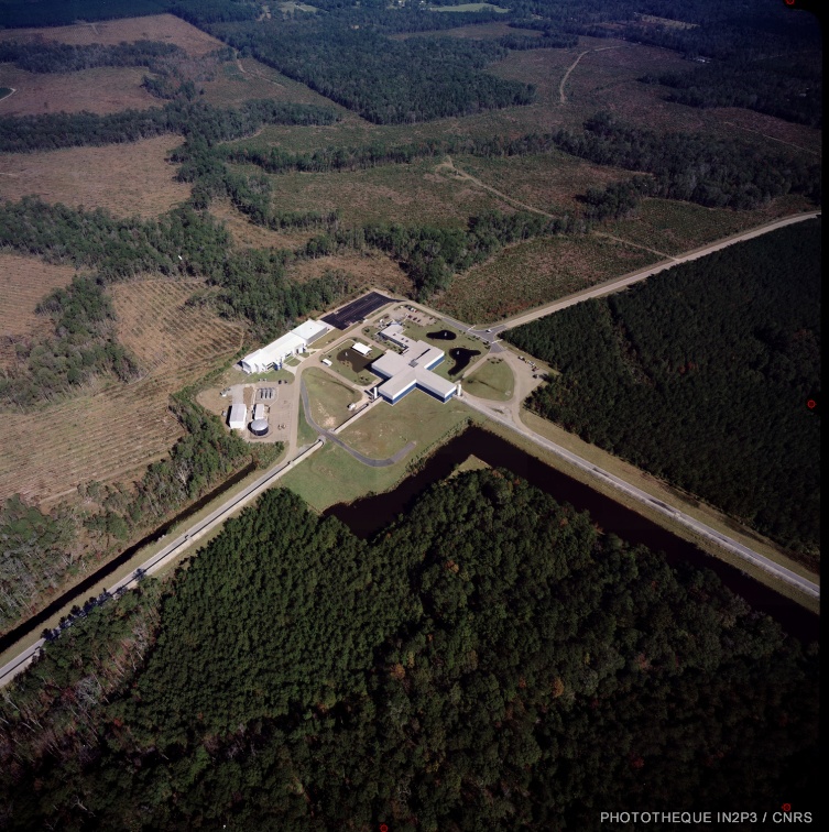 Vue aérienne du site de Livingston (LIGO)