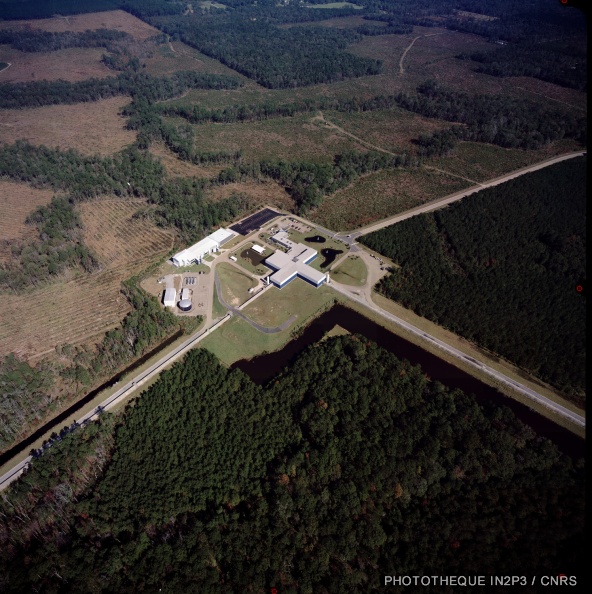 Vue aérienne du site de Livingston (LIGO)