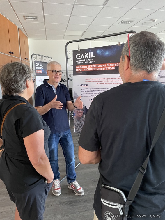 Session posters sur les métiers du GANIL