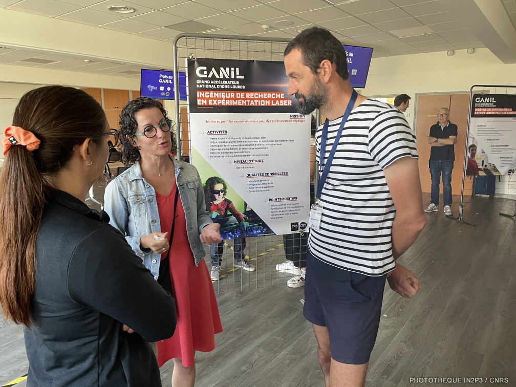 Session posters sur les métiers du GANIL