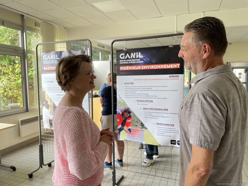 Session posters sur les métiers du GANIL