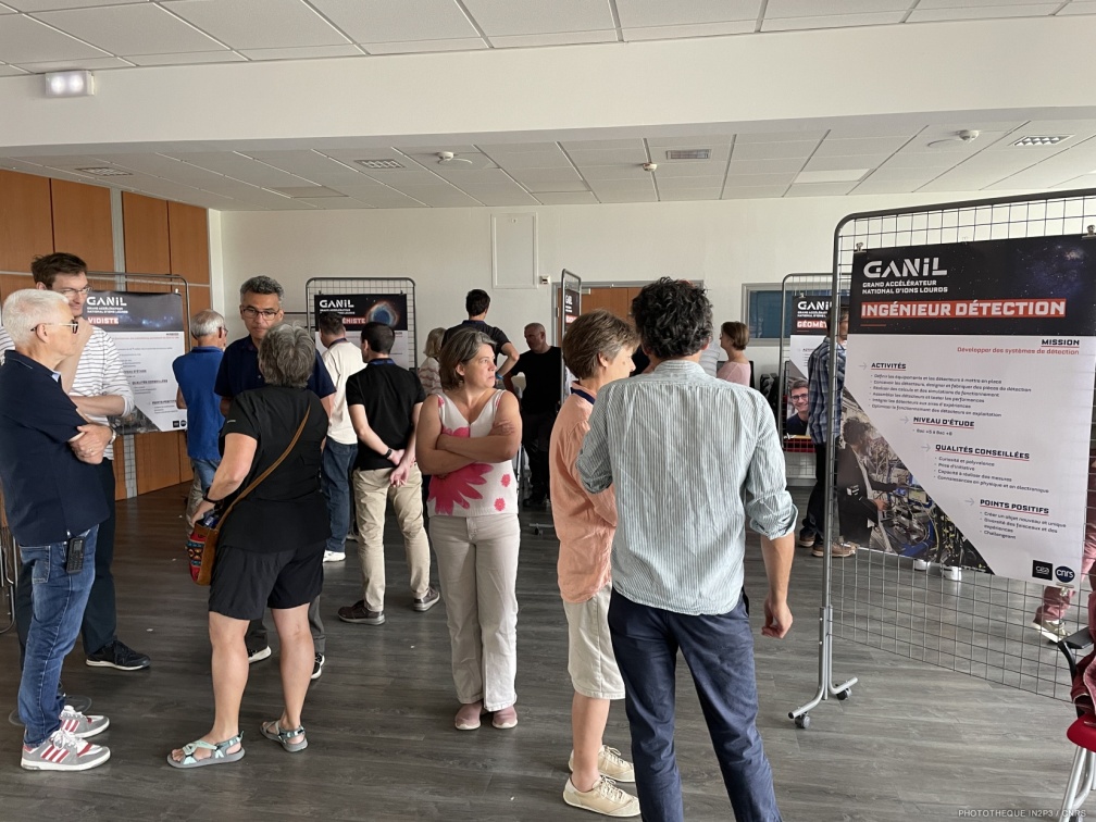 Session posters sur les métiers du GANIL