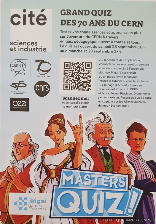 Masters Quiz pour les 70 ans du CERN