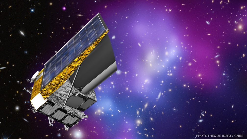Vue d'artiste du satellite Euclid
