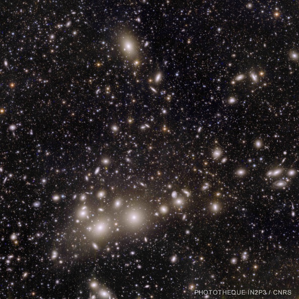 Vue de l'amas de galaxies Persée