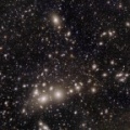 Vue de l'amas de galaxies Persée