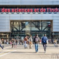 Entrée de la Cité des Sciences pour les 70 ans du CERN