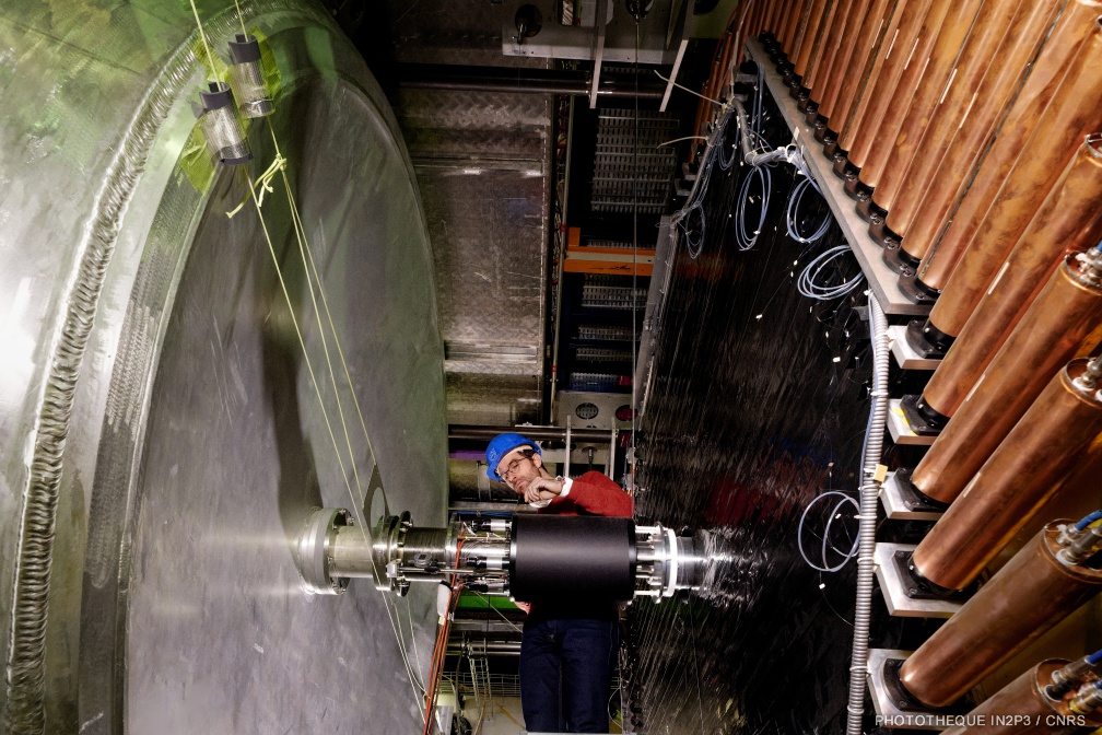 Un calorimètre au krypton liquide pour détecter des neutrinos