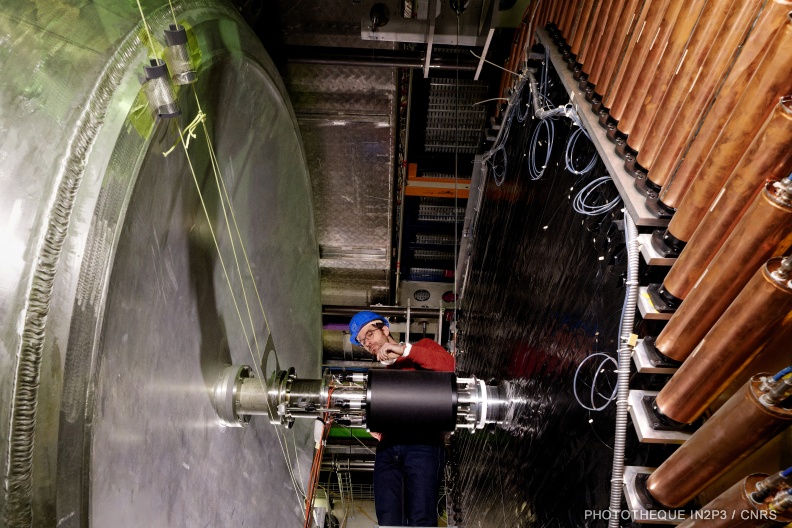Un calorimètre au krypton liquide pour détecter des neutrinos