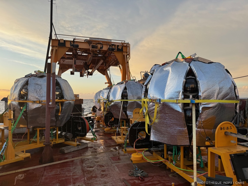 Déploiement de lignes ORCA du détecteur de neutrinos KM3NeT