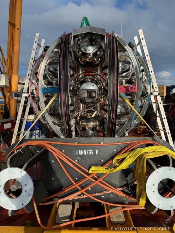 Déploiement de lignes ORCA du détecteur de neutrinos KM3NeT