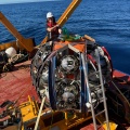 Déploiement de lignes ORCA du détecteur de neutrinos KM3NeT