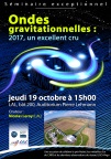 affiche Ondes gravitationnelles 2017