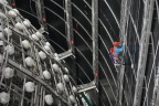 Vue du veto pendant l’installation de l’électronique